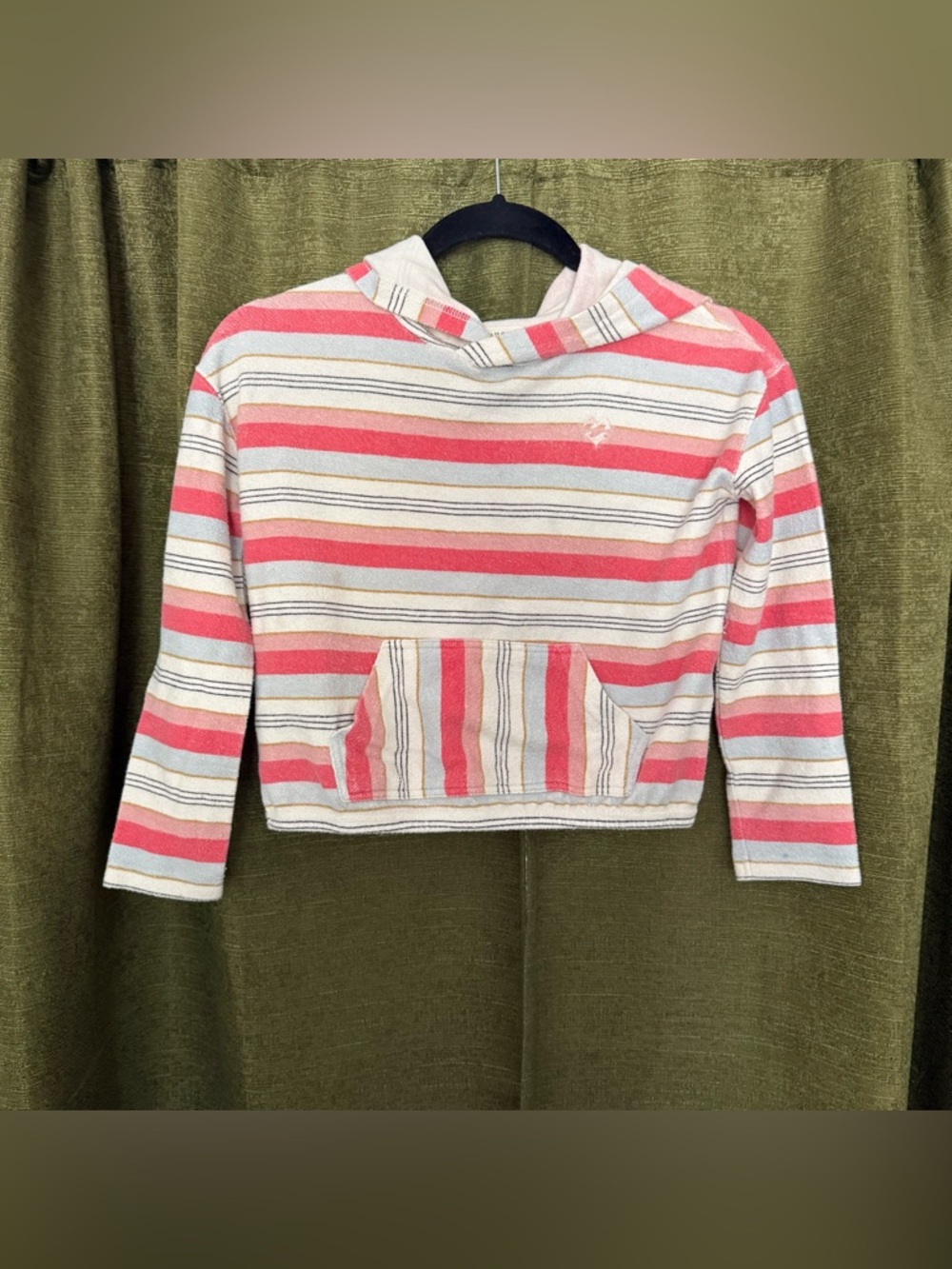 BILLABONG Striped Hoodie AND Old Navy Neon Winter Vest